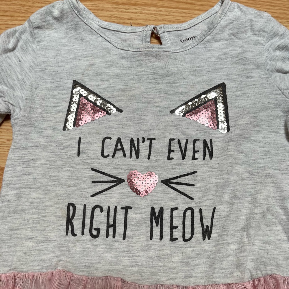 Lot of 6 girls long sleeved shirts size 4T
